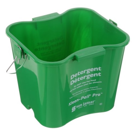 Allpoints 6 Qt Green Kleenpail Pro SANKPP196GN